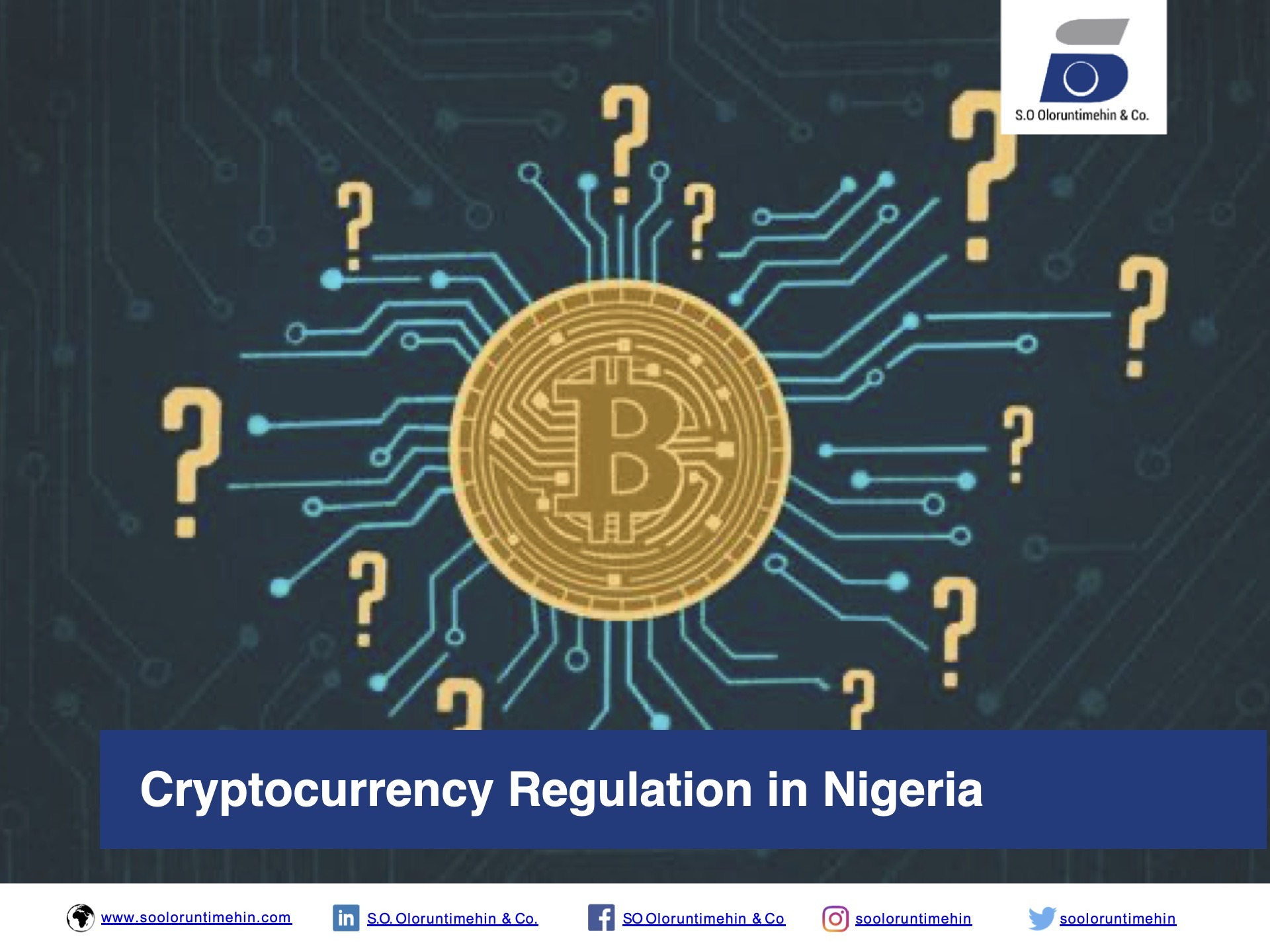 Cryptocurrency Regulation in Nigeria - S. O. Oloruntimehin ...